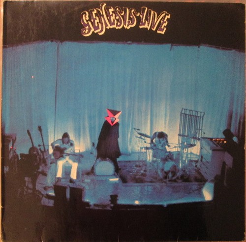 Genesis live vinyl lp album - -,